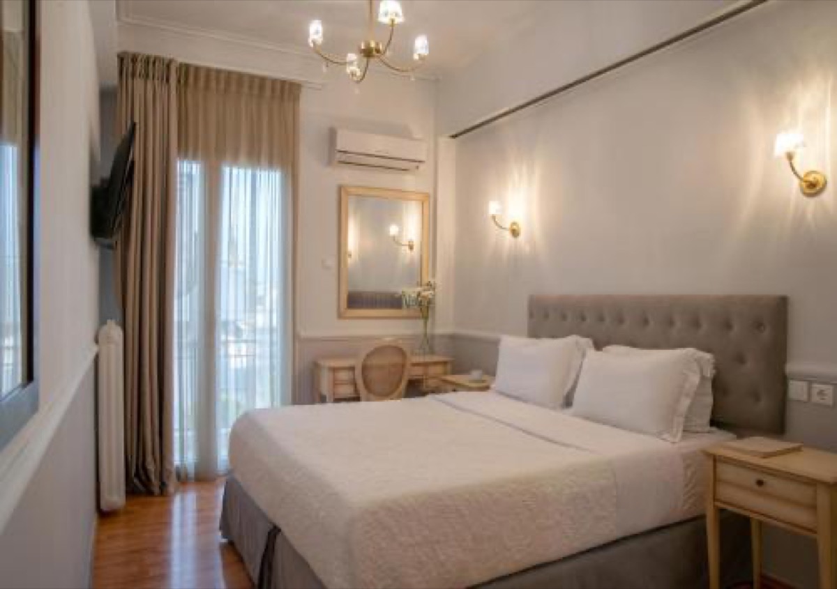 Hotel room with balcony, Athens